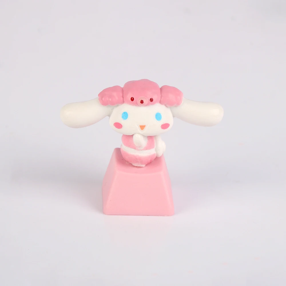 Персонализированные колпачки для ключей PBT мультяшная собака колпачок красивая