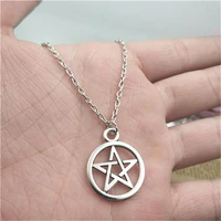 five pentagram charm creative chain necklace women pendants fashion jewelry accessory friend gifts necklace women