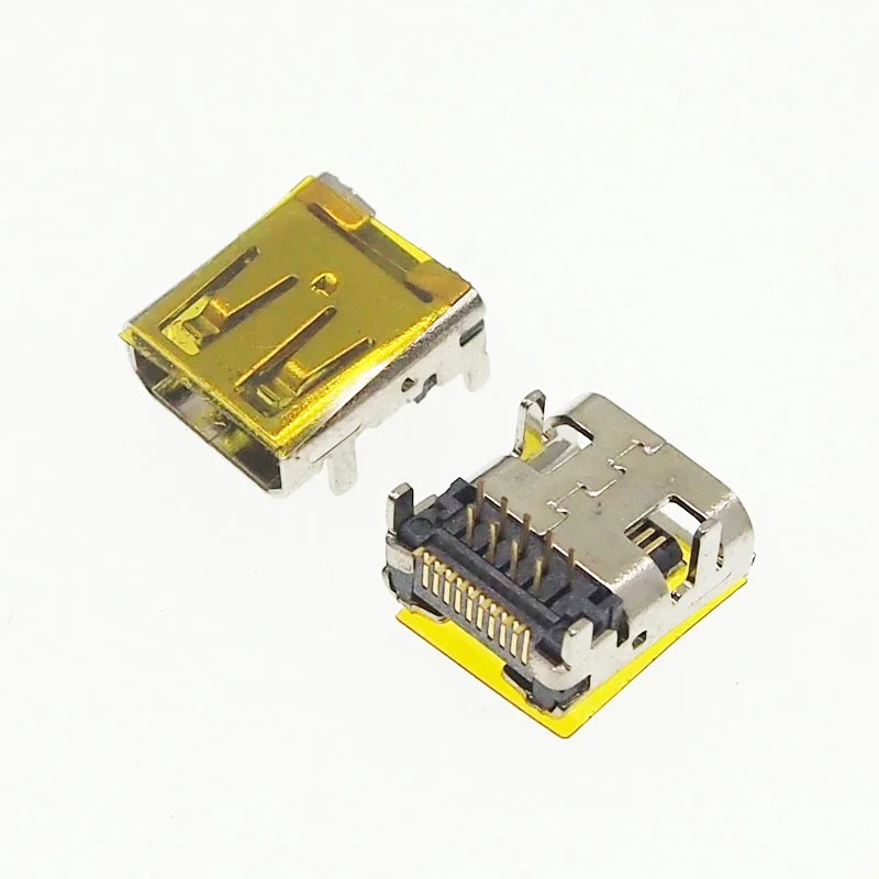 10 шт. Micro HDMI гнездо D Тип 19P HDMI разъем