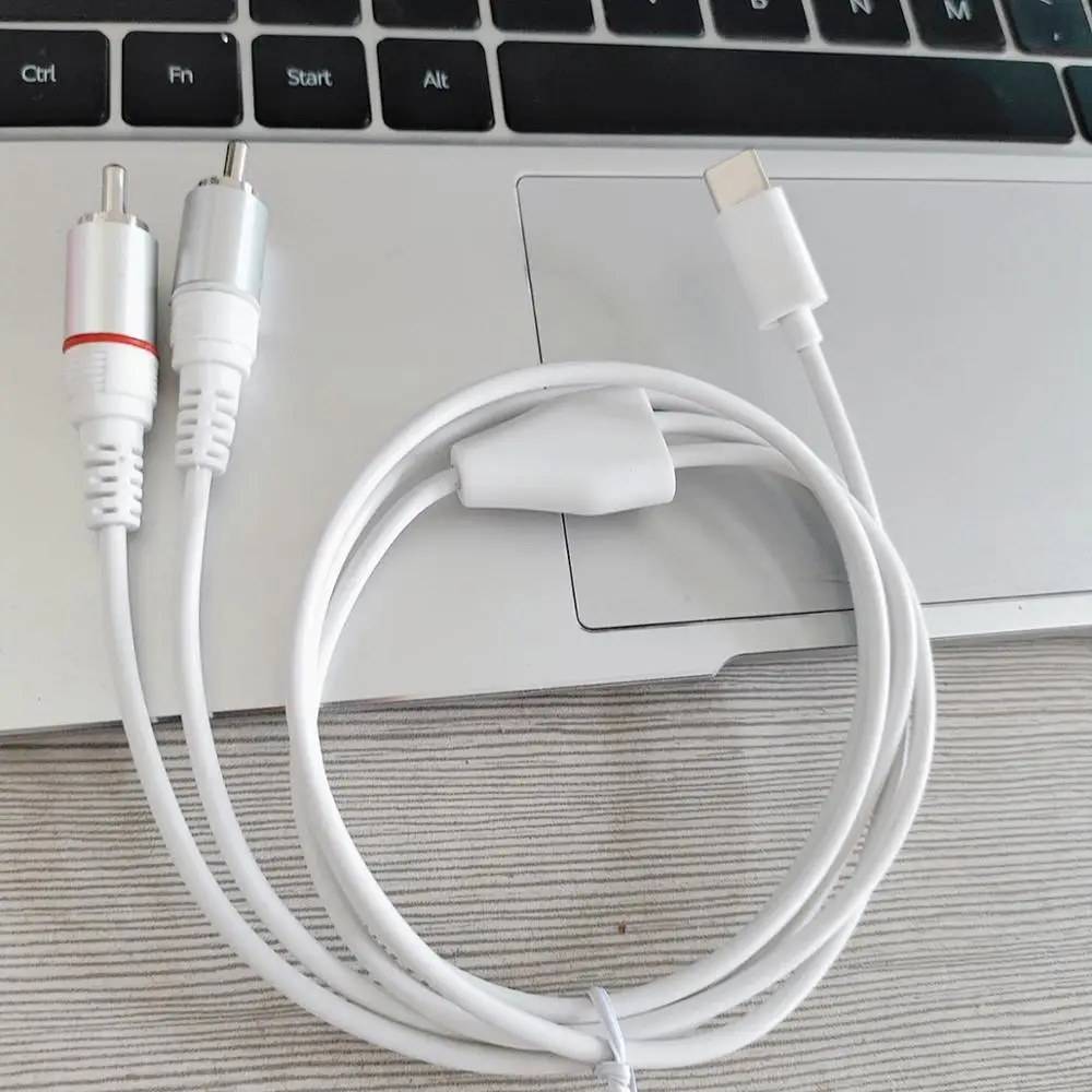 1 м 3 фута USB Type C до 2 RCA Jack адаптер кабель для усилителя динамика|Кабели VGA| |