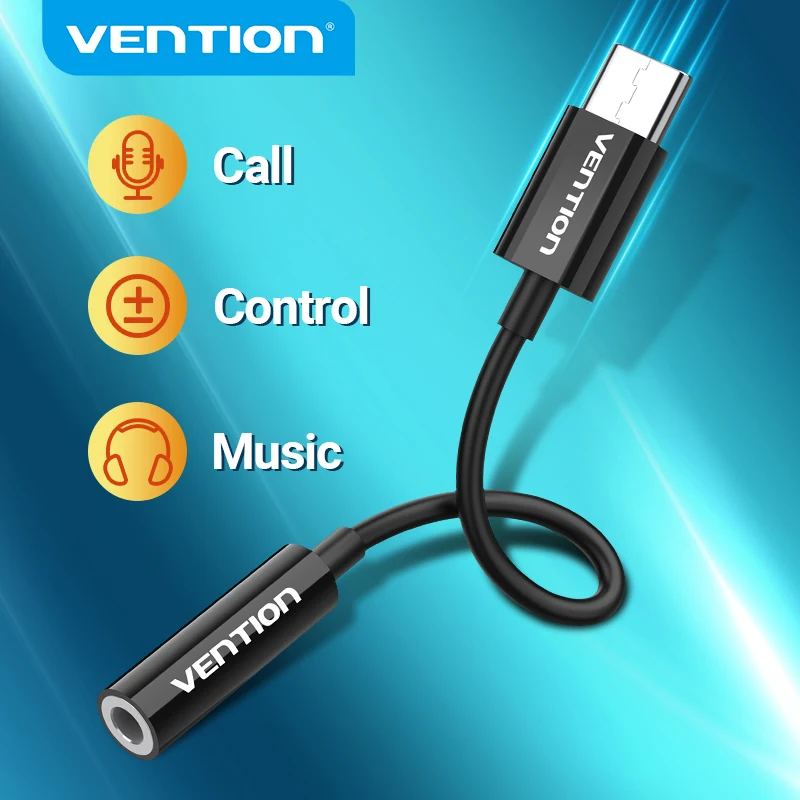 Vention USB Type C 3 5 Jack кабель для наушников до мм AUX адаптер аудио Xiaomi Mi10 9 Huawei Mate 20