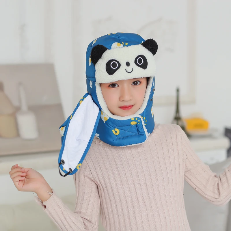 Шапки бомберы Foux детские шапки ушанки для мальчиков и девочек Милая зимняя