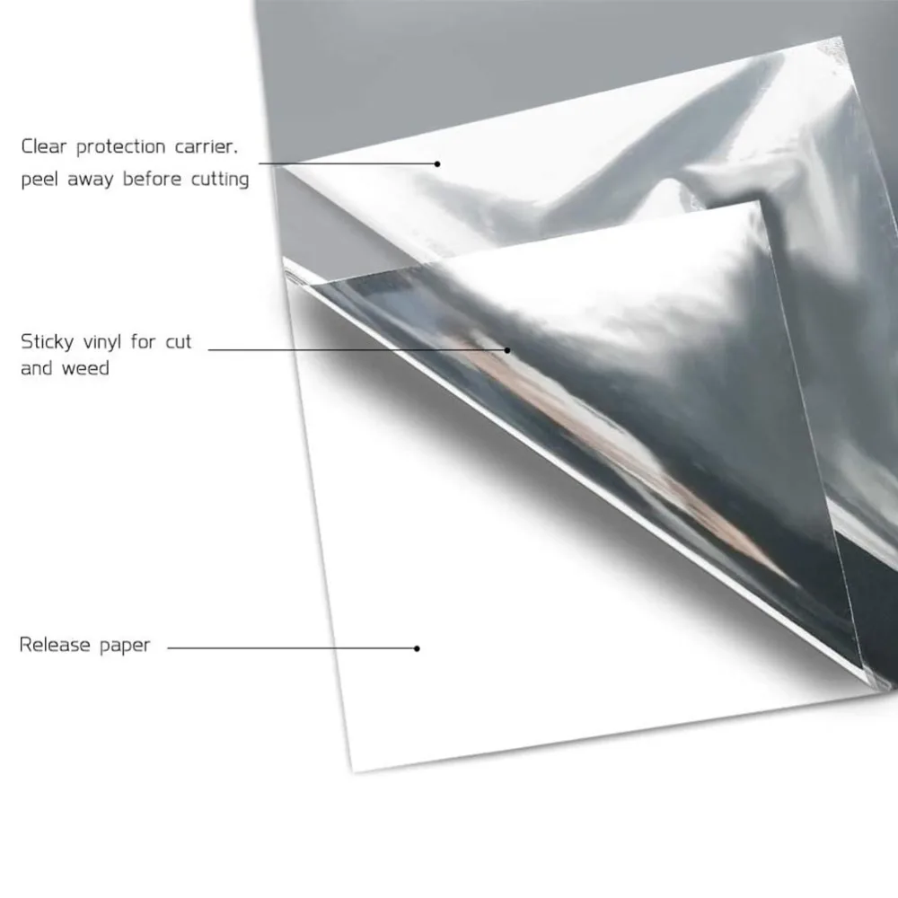 

1 Roll Glass Fragments Lettering Film Engraving Transfer Film for Home Use