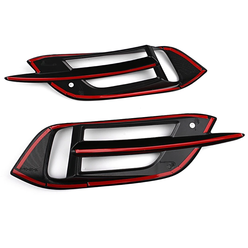 

2Pcs Car Rear Fog Lamp Cover Rear Fog Lamp Decorative Frame for Honda Civic 10 Generation 2016-2019