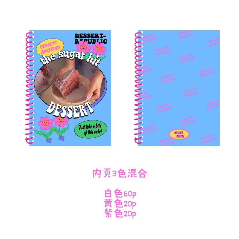 100pages Mixed Color A5 Journal Notebook DIY Scrapbook General Diary Memo Notepad School Supplies | Канцтовары для офиса и