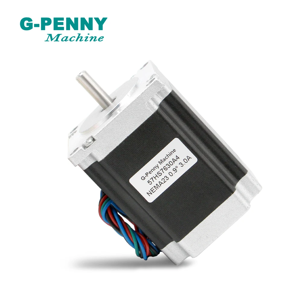 NEMA23 Шаговый двигатель с ЧПУ 57x76 мм вал D = 6 35 0 9 градуса 1 89 Нм 270 унций 3A шаг для