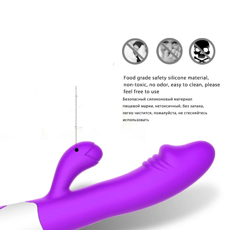 30 Speed Rabbit Vibrator Female Clitoral Stimulation Rechargable Realistic Dildo G Spot Magic Wand Adult Women Sex Toys | Красота и