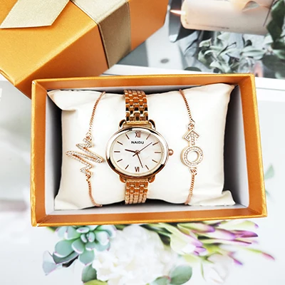 watch set as photo 3 шт., хит, набор часов, женские, сплав, популярные, дизайнерские часы, с павлиньим лицом, женская одежда, наручные часы с ювелирным браслетом для подарка - Цвет: watch set as photo