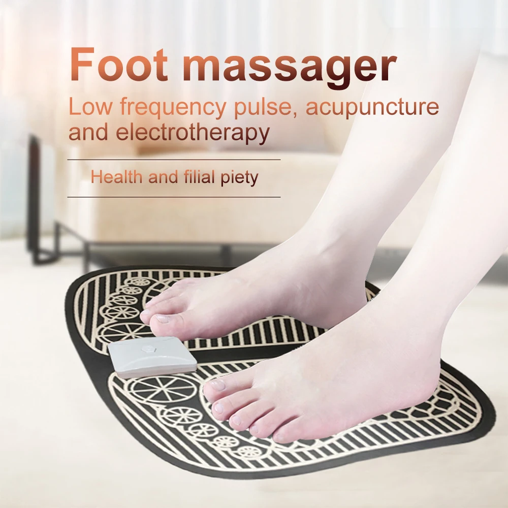Аппарат для массажа ступней Электрический EMS массажер ног Массажер педикюра
