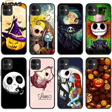 Cartoon The Anime Jack Skellington Nightmare Before Christmas Cover Case For IPhone 13 Mini 12 11 Pro Max XS XR SE 7 8 Plus Y2k