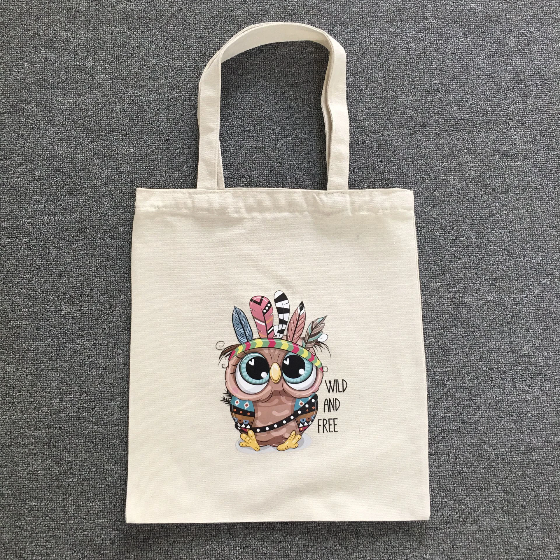 Сумка-тоут Женская хлопковая Холщовая Сумка на плечо индивидуальный рисунок