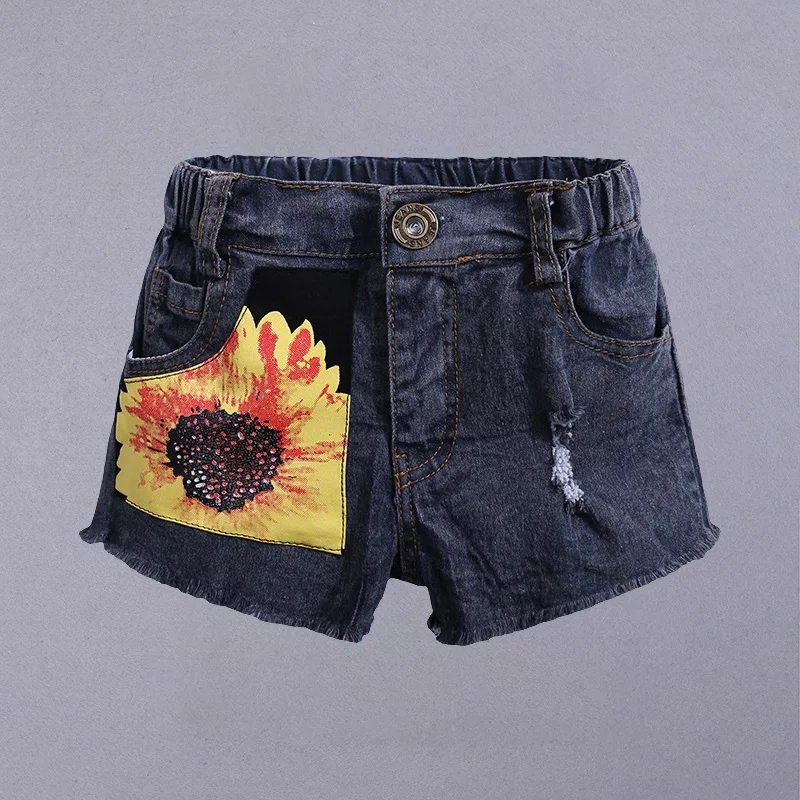 Топ и шорты для девочек из хлопка с мультяшным принтом | Детская одежда обувь