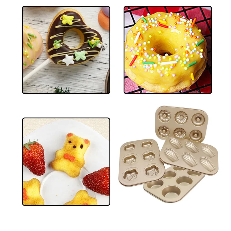 

Mini Cake Pan Madeleine Tray/Tin/Mold Madeleine Nonstic Cookie Pans Baking Tray Mini Cake Mold/Mould Tin Metal Biscuit Pan