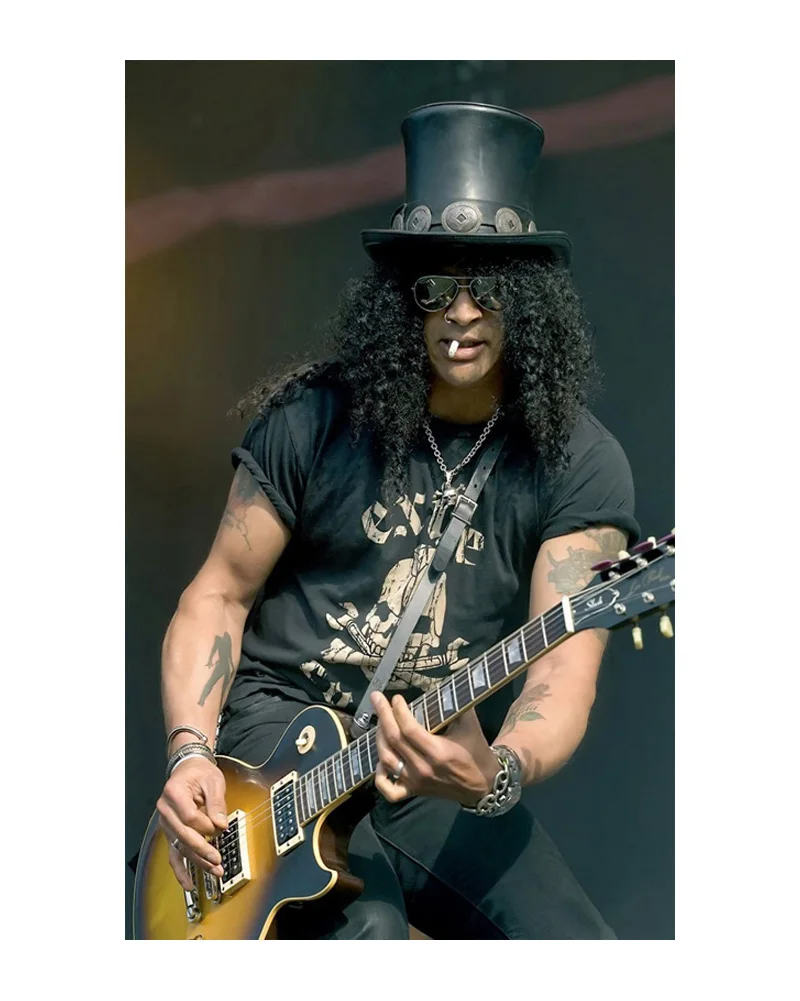 Gibson Les Paul Slash художественный плакат печатная фотобумага Настенная картина 12 24 36 47