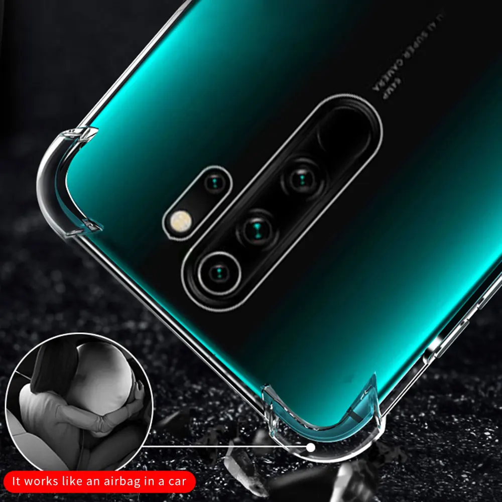 Прозрачный ударопрочный чехол KISSCASE для Redmi Note 8 Pro 7 мягкий из ТПУ Для Xiaomi 9 SE CC9 K20 A2 A3