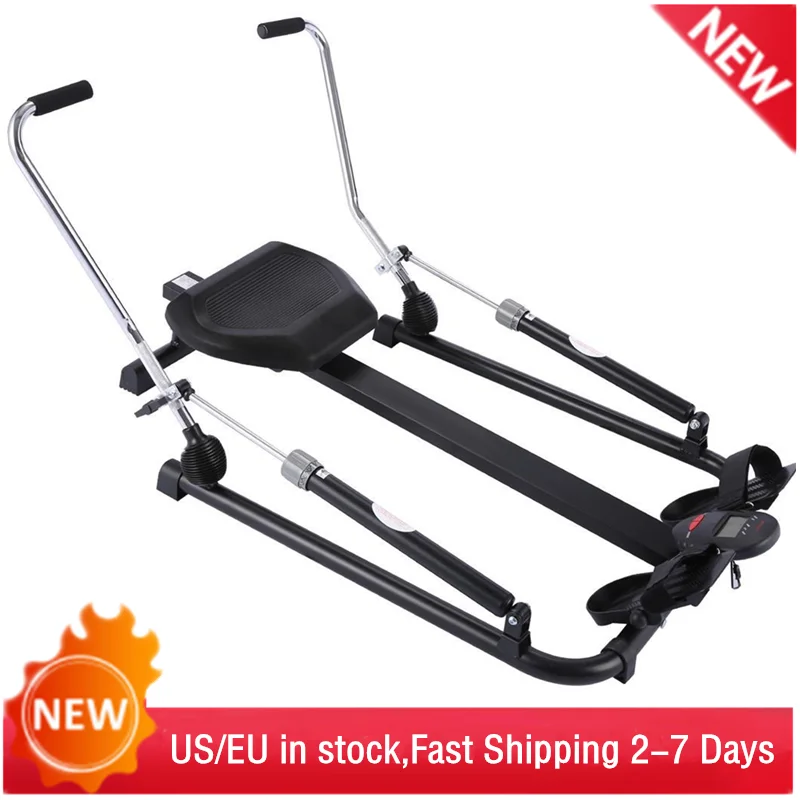 

Row Machine Hydraulic Rower Training Fitness Equipment with LCD Display