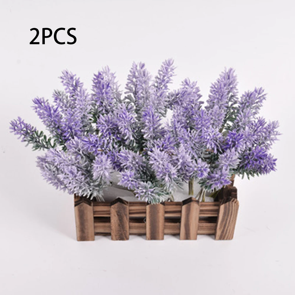 Искусственные цветы лаванды букет искусственных растений без вазы украшение