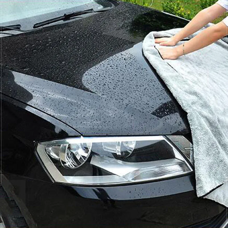 

100x40cm Oversized Car Wash Towel Microfiber Cloth Door Window Cleaning Water Absorption For Household towel Car Accessorie