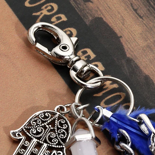 Женский брелок ручной работы с натуральными элементами | Украшения и аксессуары