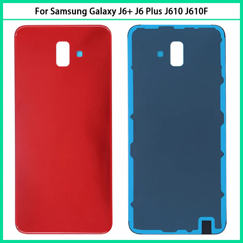 Новинка для Samsung Galaxy J6 Plus J610 J610F J610G пластиковая батарея задняя крышка двери 2018