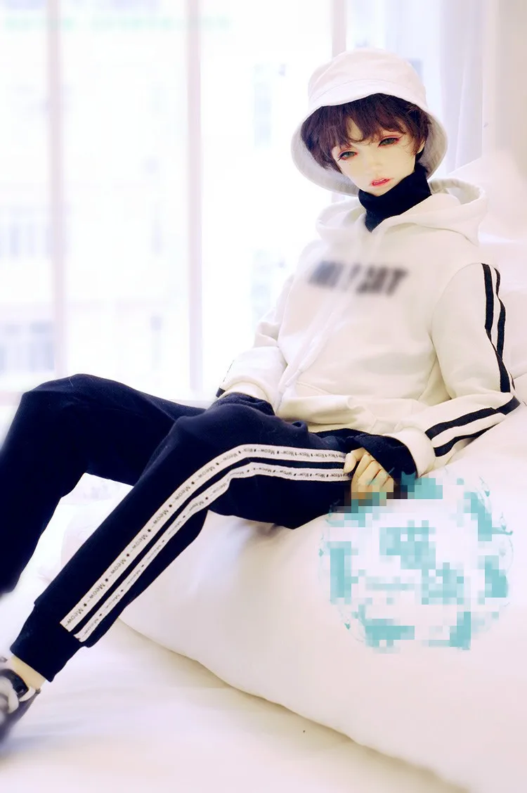 Повседневная Толстовка с капюшоном куртка топ для BJD Doll 1/6 YOSD 1/4 MSD 1/3 SD10/13 SD17 одежда