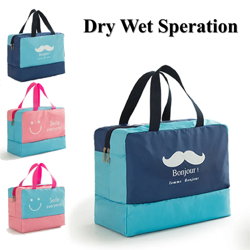 

Swimming Workout Sports Gym Bags Multifunction Dry Wet Separation Bags Fitness Training Yoga Swimming Bag With Shoes Bags