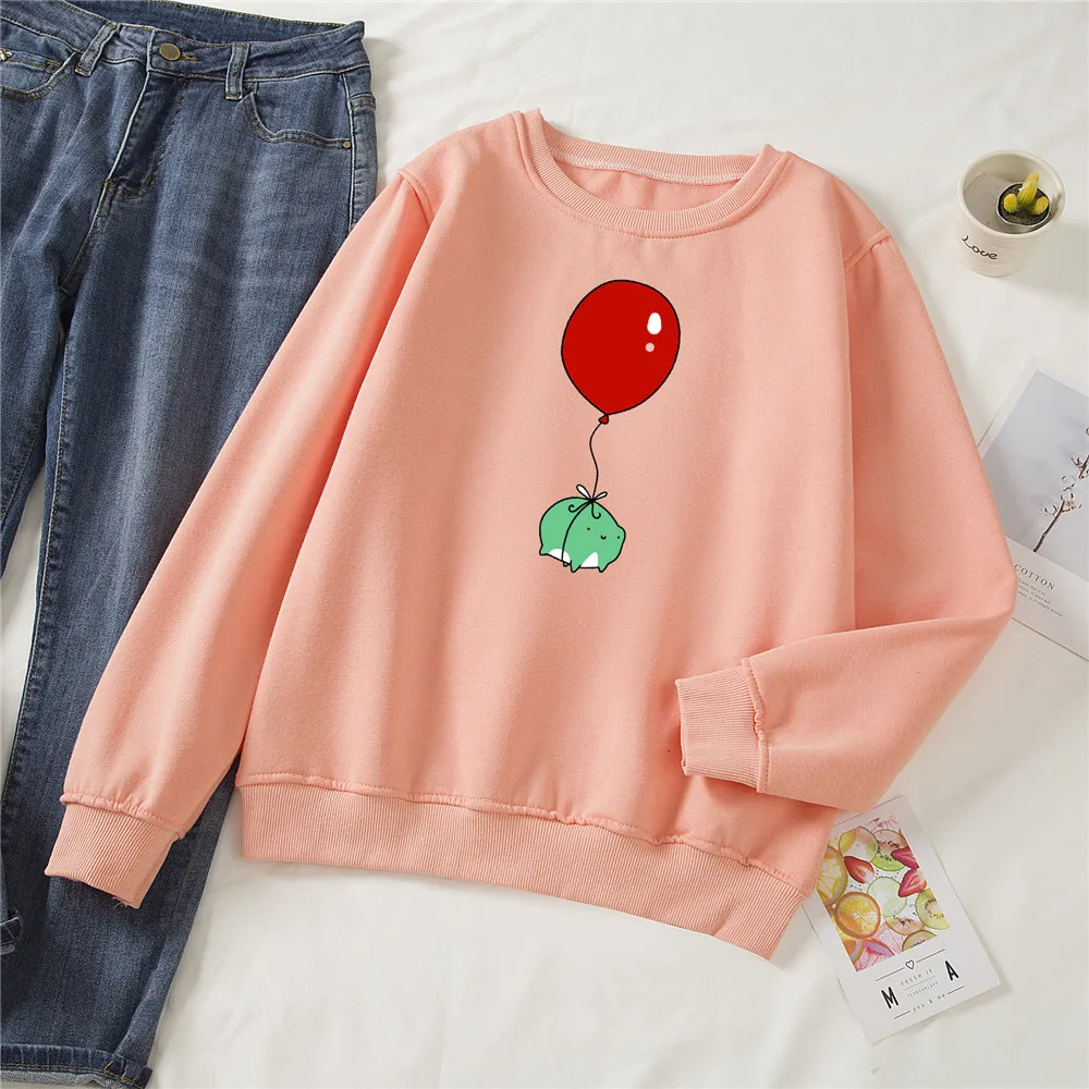 Толстовка с круглым вырезом на шее в винтажном стиле эстетические толстовки