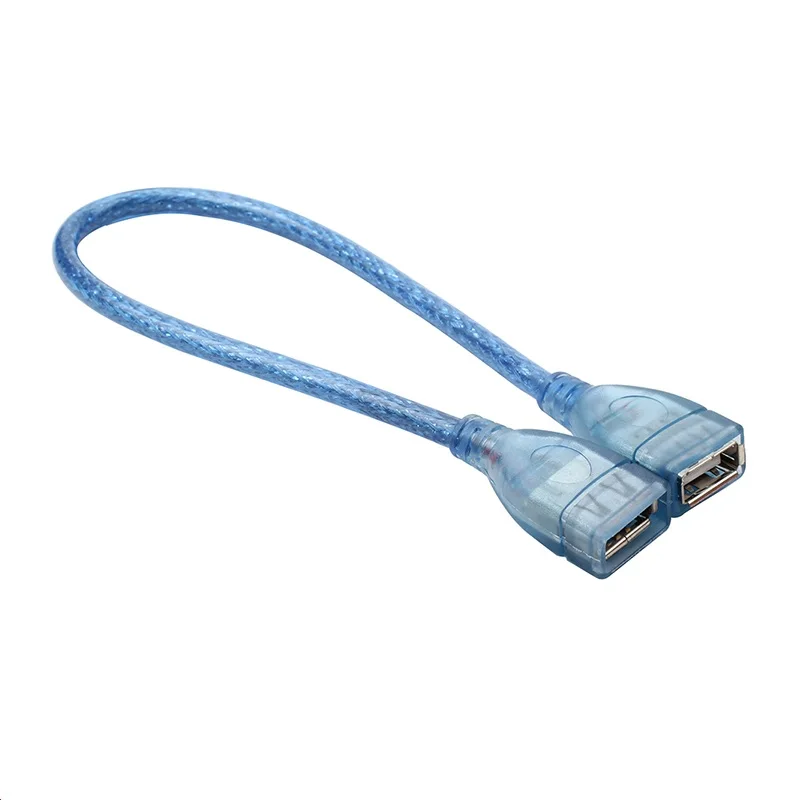 USB2.0 УДЛИНИТЕЛЬ Мама мама кабель USB конверсионный адаптер прямо через голову
