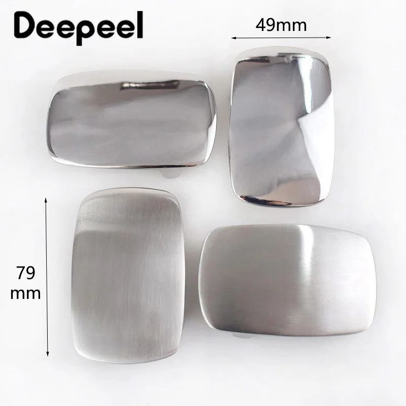 Deepeel 1 шт. 39 мм пряжка для ремня из нержавеющей стали Металл матовый гладкий мужчин
