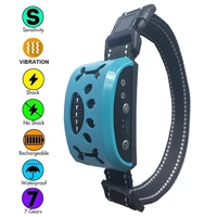 pet dog electric shock bark stopper intelligent automatic identification of vibrating pets collar cat dogs traction pet supplies