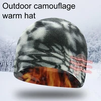 new winter spring men%e2%80%98s beanie marine corps tactical thickened caps camouflage male fleece windproof polar elastic warm out e4v2