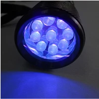 9w uv resin curing lamp light 9 led 395nm uv resin nail dryer blacklight flashlights jewelry tools