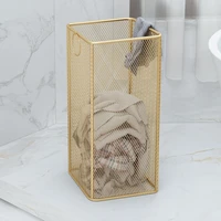 simple metal laundry basket dirty clothes basket with handles hotel household modern bathroom dirty clothes storage basket