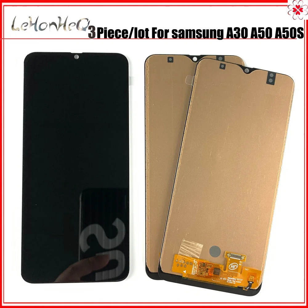 

ЖК-дисплей Incell 3 шт./лот для samsung galaxy A30 A50 A50S, ЖК-дисплей, сенсорный экран, дигитайзер для samsung A305 A505 A507, экран