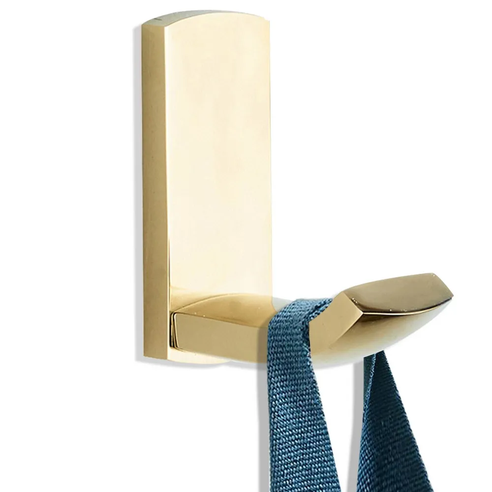 

Coat Robe Clothes Gold Brass Wall Mounted Single Robe Hook Bathroom Wall Hook Hanger Wba849