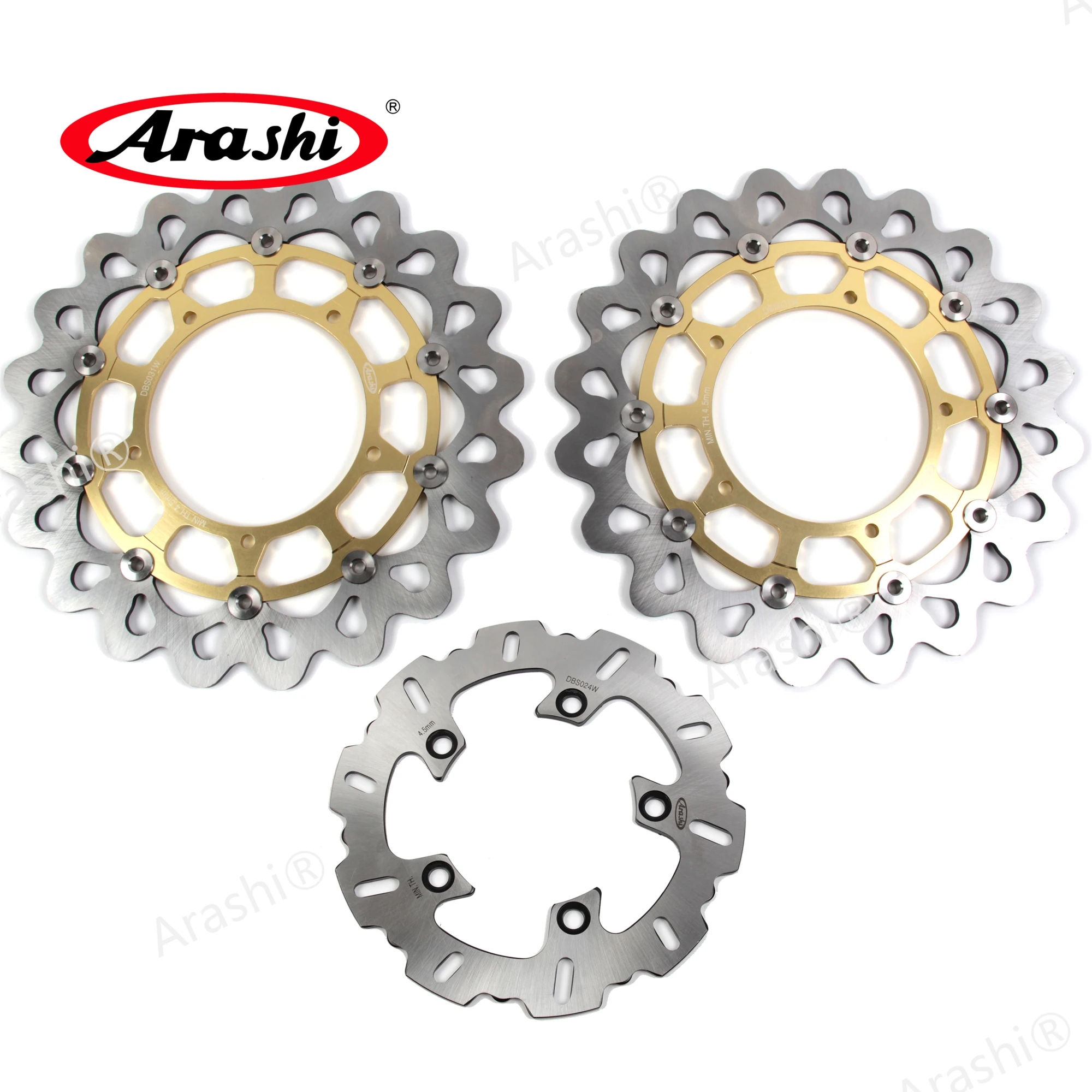 ARASHI для YAMAHA YZF R1 2004-2006 CNC Передние Задние тормозные диски YZF-R1 2004 2005 2006 YZFR1 R1000 1000R |