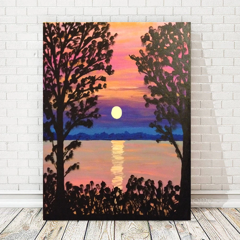 Настенная картина домашний декор холст на стену художественный принт пейзаж