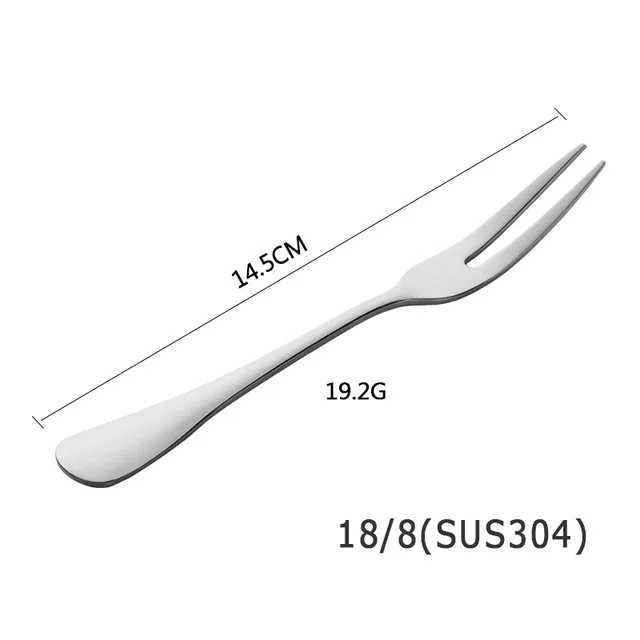 Bisda Золотые вилки для торта из нержавеющей стали