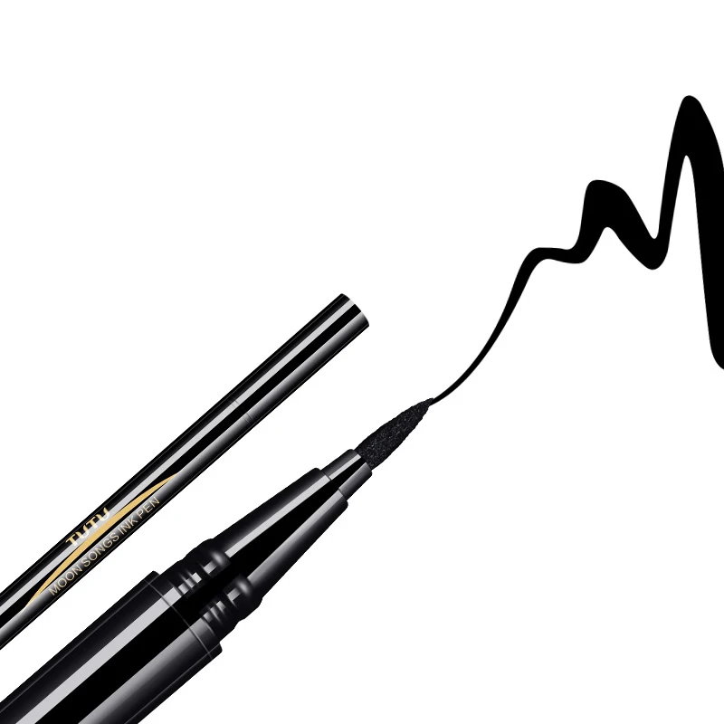 Туту черная жидкая подводка для глаз макияж Луна песни чернила Карандаш