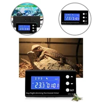 fast heating ntc sensor daynight reptile digital temperature controller for terrarium aquarium hatching