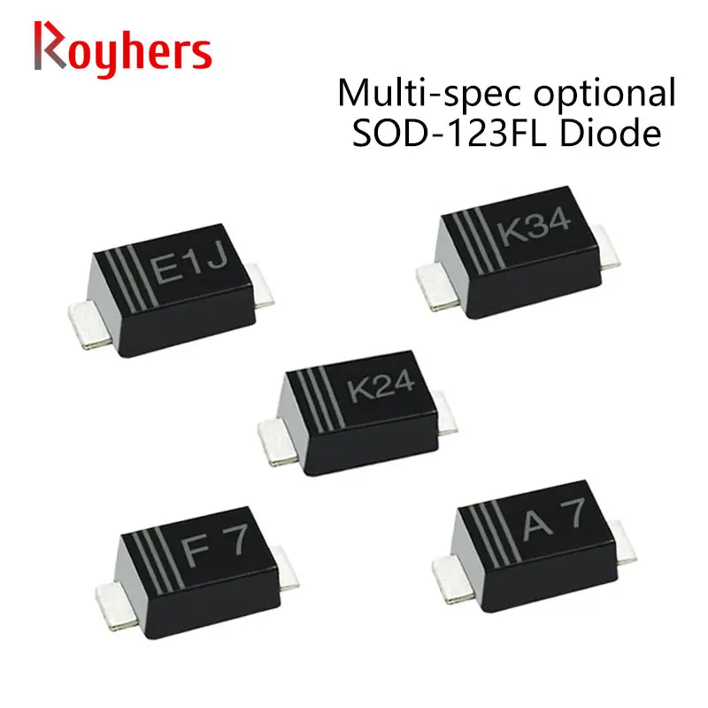 100 шт. SMD Шоттки барьер Выпрямитель Диод 2A 20-100 в RBR1MM40A SOD4001 D1 DFLS240L-7 DSK26 K26 ES2J S4 SOD-123FL |