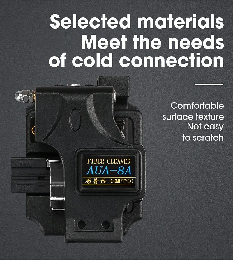 

AUA-8A optical fiber cutting knife cable fiber cleaver hot melt cold joint general high precision optical fiber cutting knife