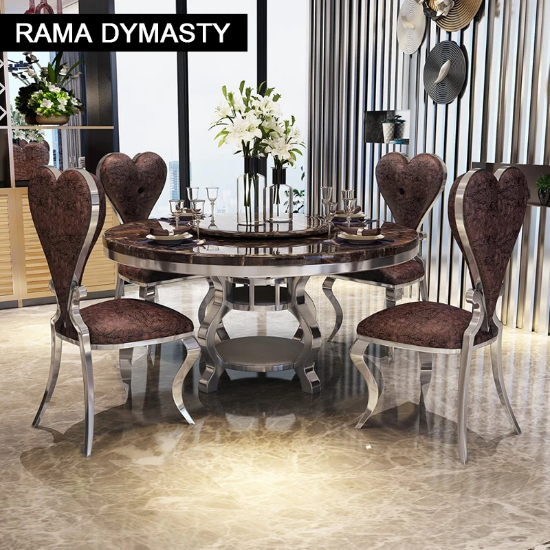 Rama Dymasty обеденный стол из нержавеющей стали мебель для дома современный