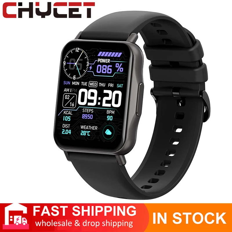 

Смарт-часы CHYCET с тонометром, фитнес-трекером и сенсорным экраном для Android и IOS, 2021