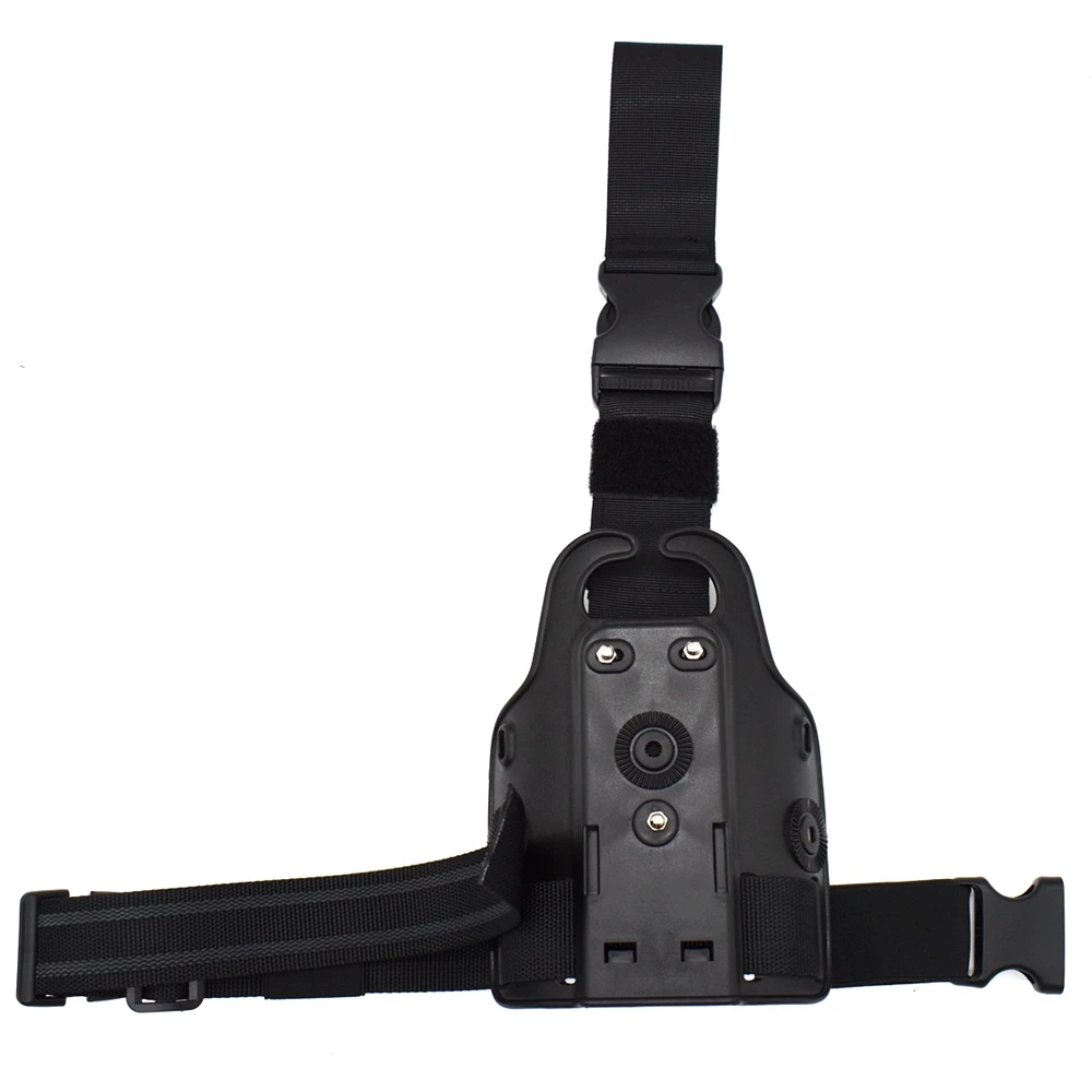

Glock 17 19 1911 Sig Beretta M9 Tactical Gun Holster Leg Platform Hunting Combat Thigh Adapter Panel 1 Leg Strap