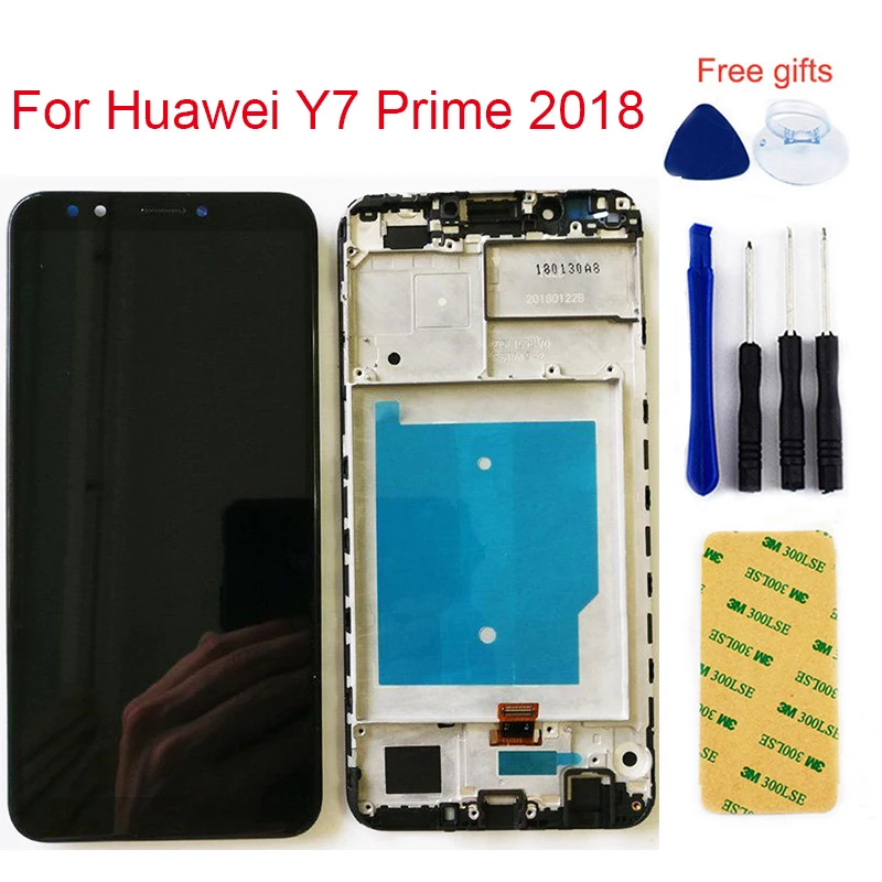 Для Huawei Y7 Prime 2018 LDN LX1 / L21 ЖК дисплей монитор панель + сенсорный экран дигитайзер