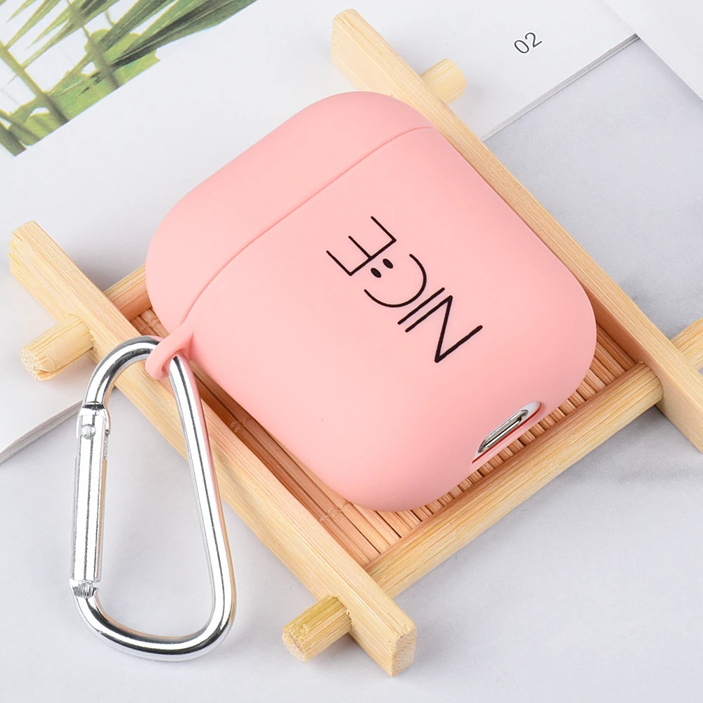 03 Модный милый чехол для пар с сердечками, чехол для Airpods, Жесткий ПК, беспроводной Bluetooth чехол для наушников, чехол для Air Pods, аксессуары для наушников - Цвет: 03