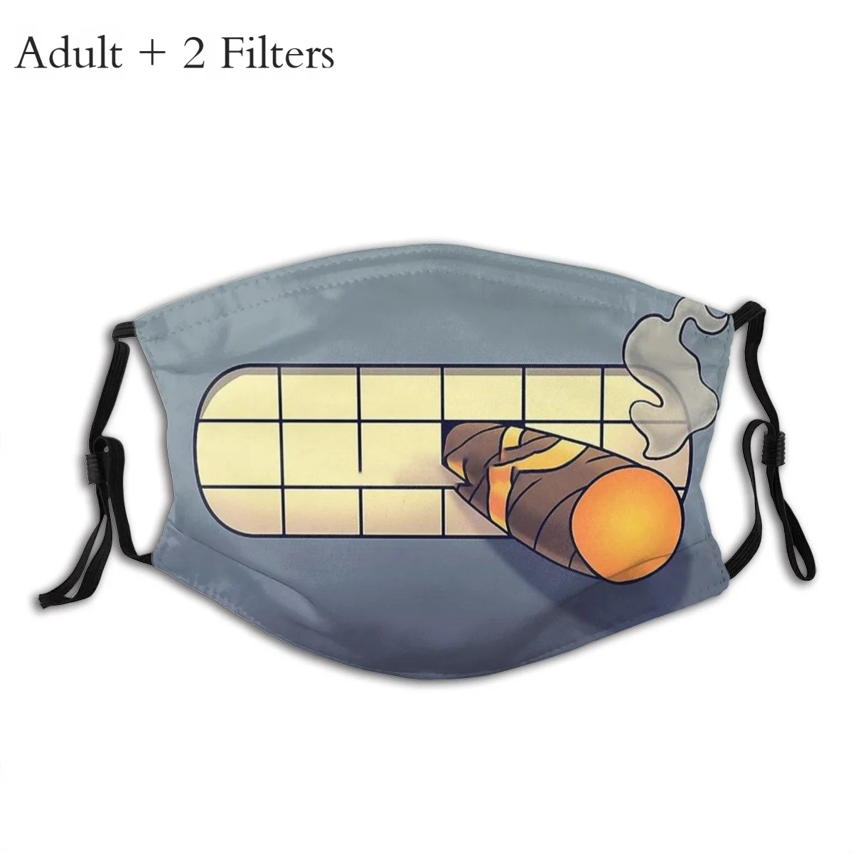 

Funny Happy Cloth Masks Robot Face Mask Mouth Cover With Filters Facial Protective