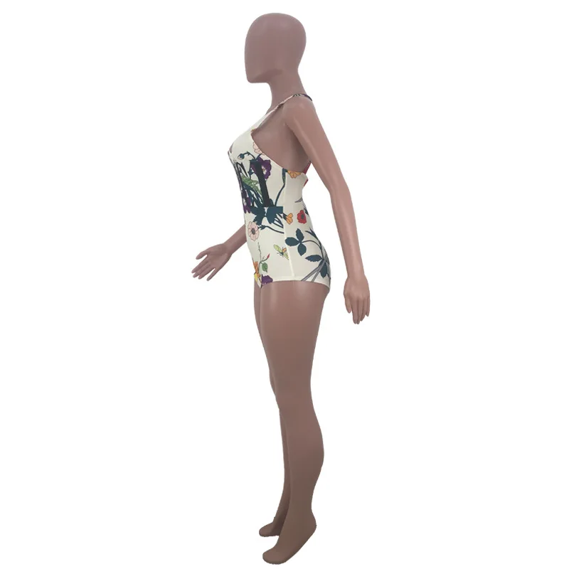 Women's Swimsuit Bikini 2021 Sexy Summer Dress One Piece Beach Separate Surfwear Casual Fashion Flower Letter Printing Swimsuit