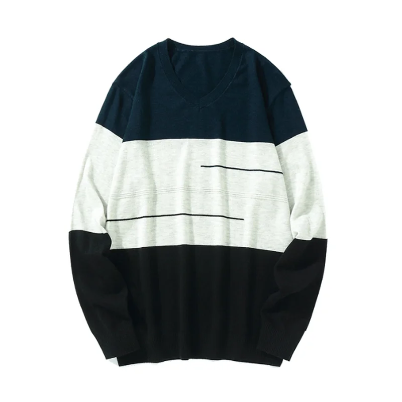 

2020 Fall New Men's Casual Long Sleeved Slim Sweater Clothing Casaco Masculino Giyim Knitted Cashmere Korean Sweterek Oversized